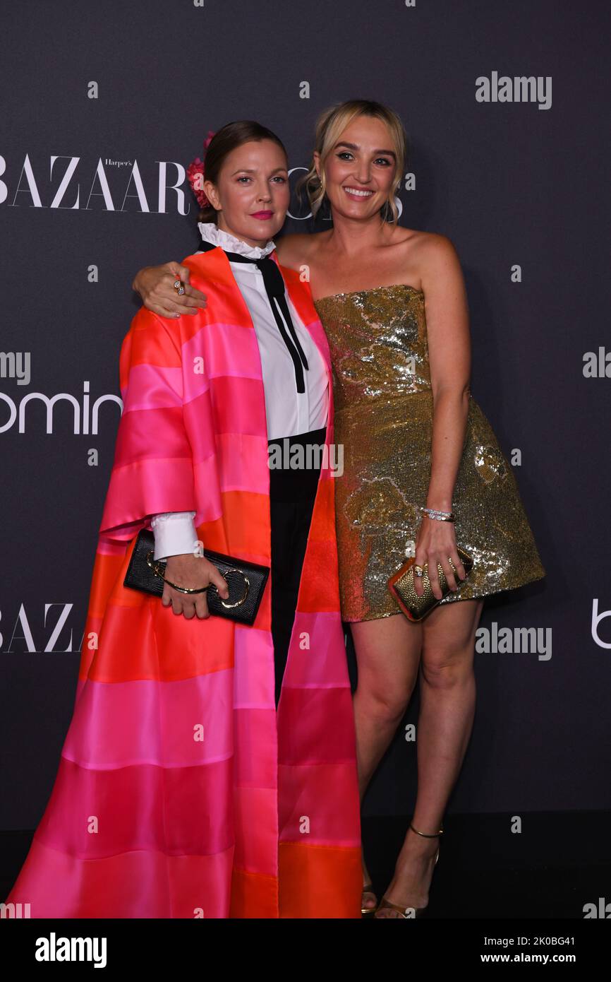 Drew Barrymore, Chloe Fineman attends 2022 Harper's Bazaar ICONS
