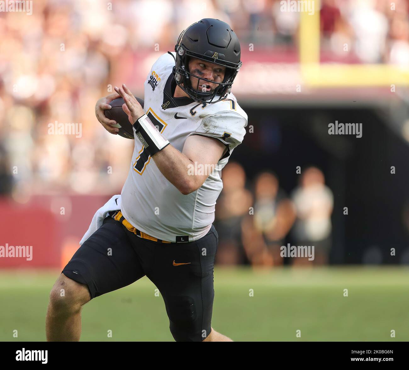College Station, TX, USA. 10th Sep, 2022. Appalachian State quarterback