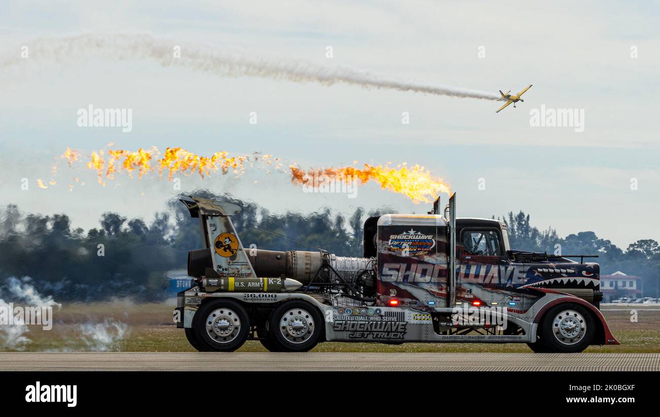 The incredible Stuart Air Show Stock Photo