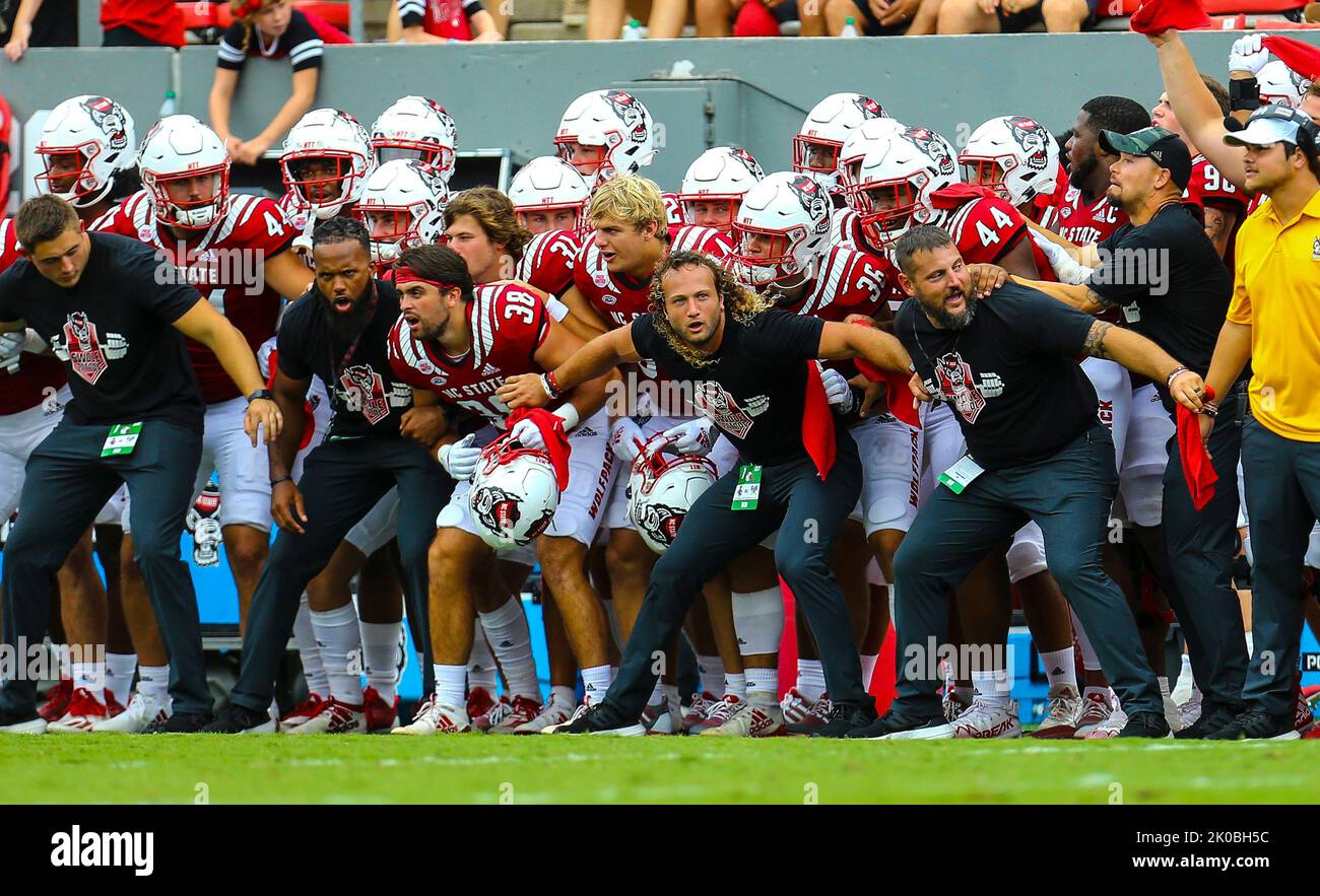 Carter-Finley Stadium, Raleigh, North Carolina. 10th Sep, 2022. NCAA ...