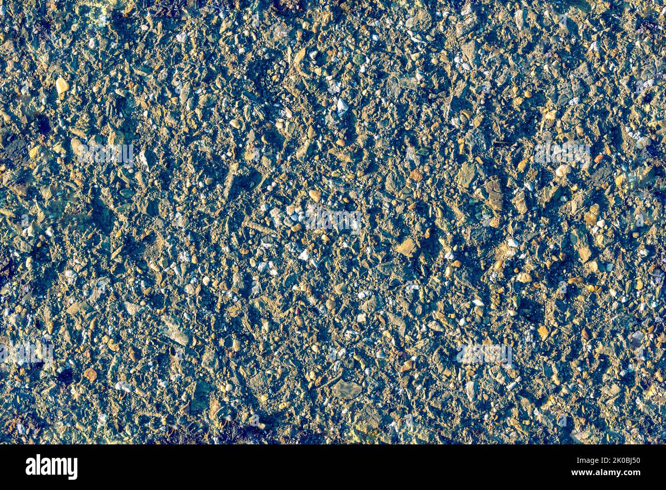 seamless texture of old shabby asphalt without cracks Stock Photo