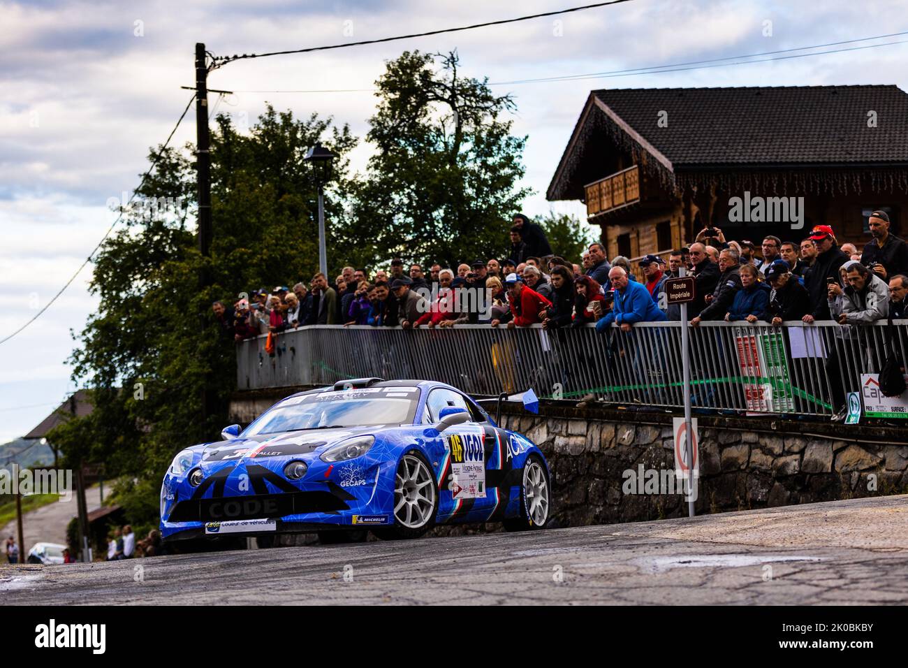 Tom Rouchouze 46 CRETIEN Jeremy, ROUCHOUZE Xavier, Alpine A110 RGT, action during the ...