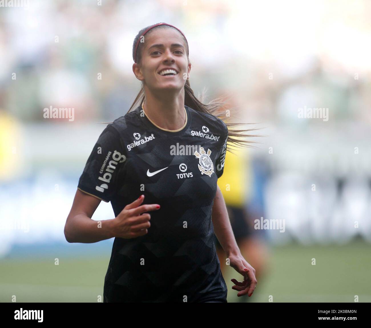 September 10, 2022, Sao Paulo, SP, Brazil: Jheniffer celebrates during a  game between Palmeiras and Corinthians at Allianz Parque in Sao Paulo,  Brazil, Brazilian Female, photo: fernando roberto/spp (Credit Image: ©  Fernando