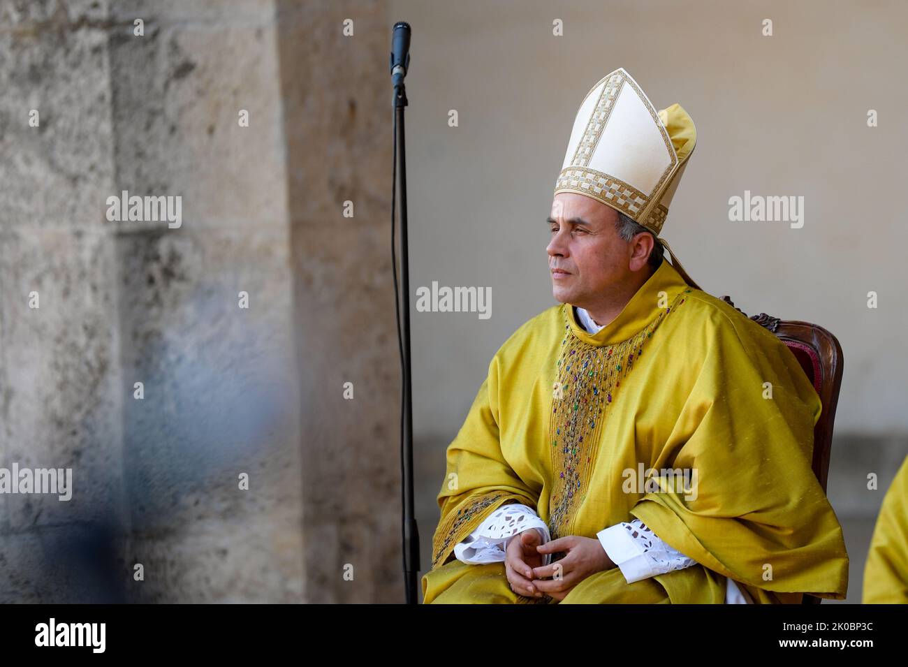 Rieti Rieti. 9th Sep 2022. Monsignor Domenico Pompili in his