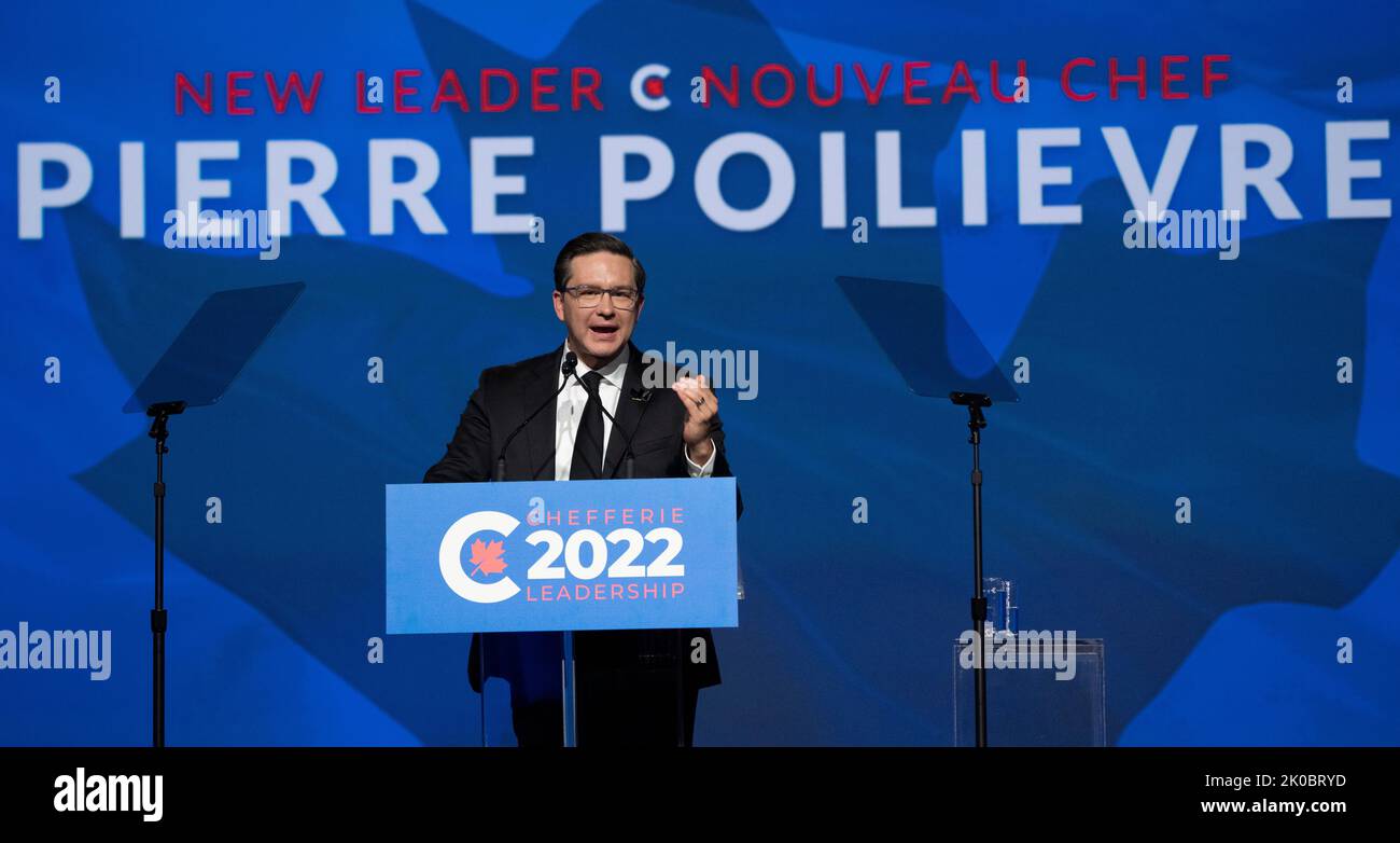 Newly Elected Conservative Leader Pierre Poilievre Delivers His
