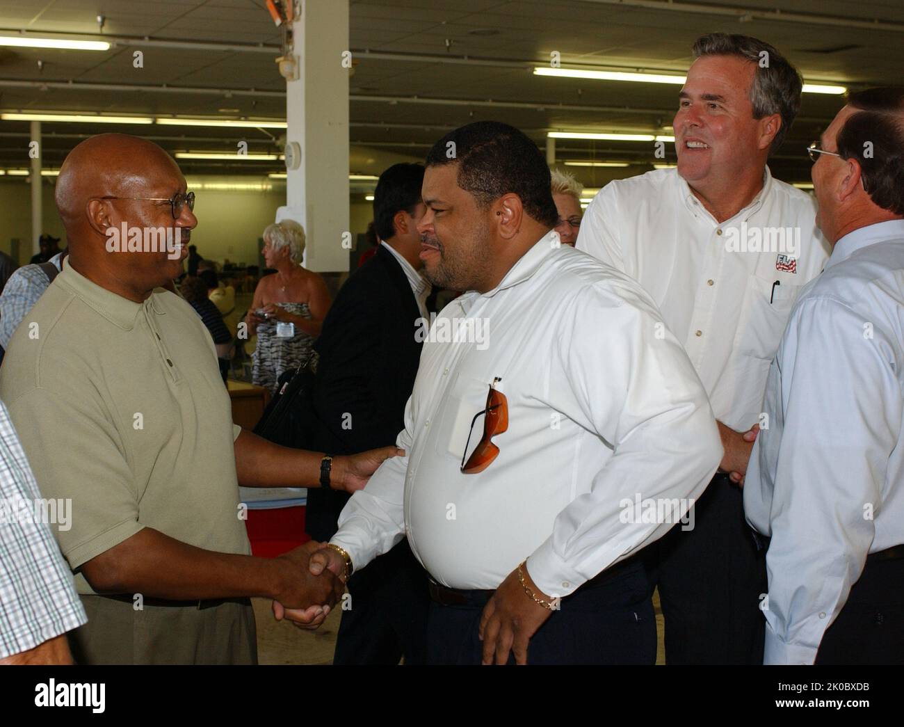 Secretary Alphonso Jackson at Hurricane Disaster Recovery Center, Port