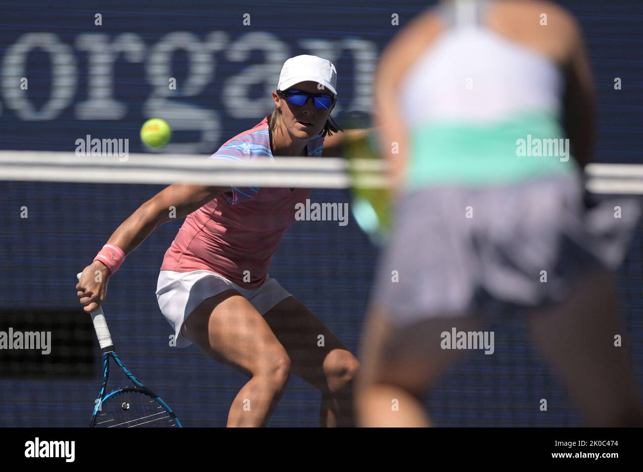 Belgian Kirsten Flipkens pictured in action at the match between