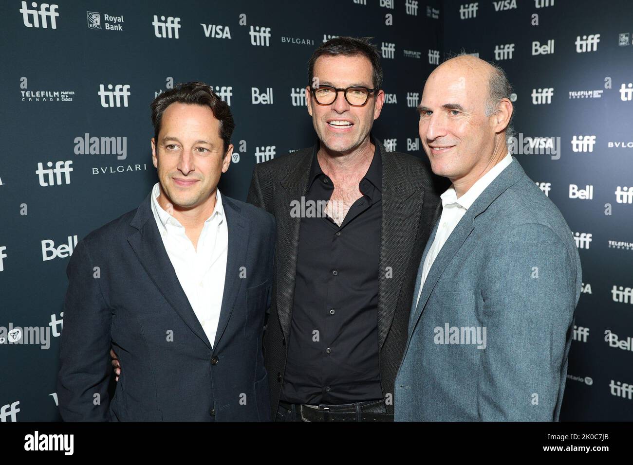 Toronto, ON. 10th Sep, 2022. David Greenbaum, Mark Mylod, Matthew