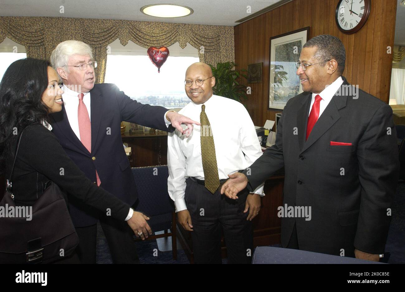 Acting Secretary Alphonso Jackson with Jack Kemp and James Perkins ...