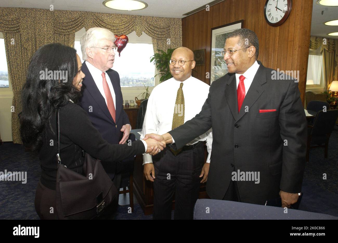 Acting Secretary Alphonso Jackson with Jack Kemp and James Perkins ...