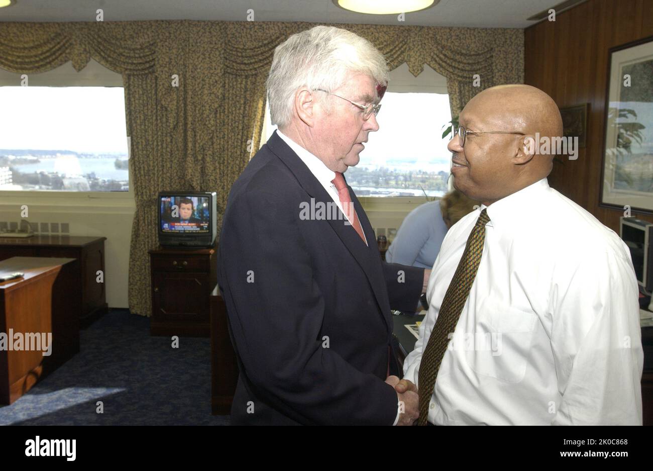 Acting Secretary Alphonso Jackson with Jack Kemp and James Perkins ...