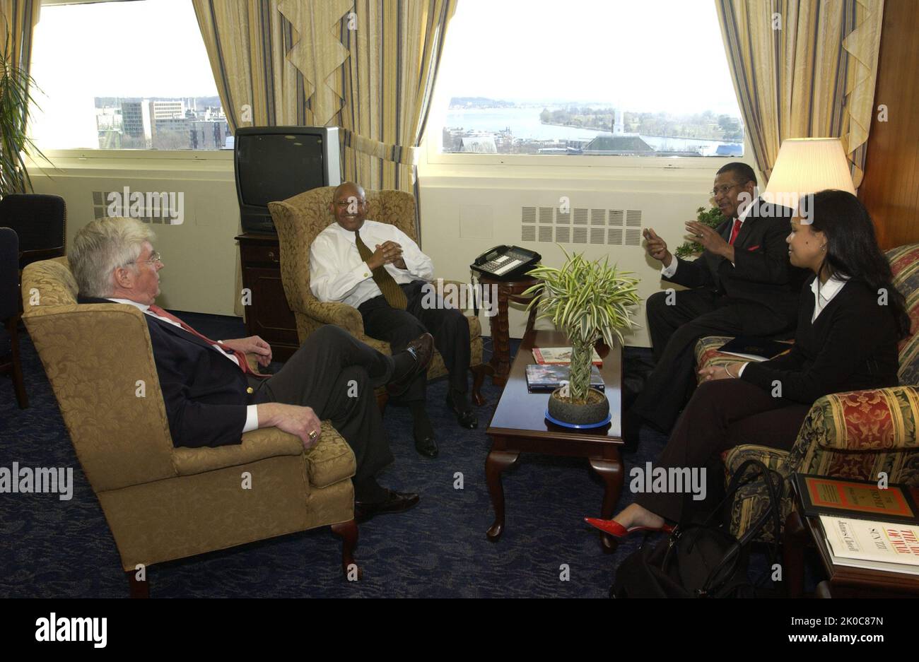Acting Secretary Alphonso Jackson with Jack Kemp and James Perkins ...
