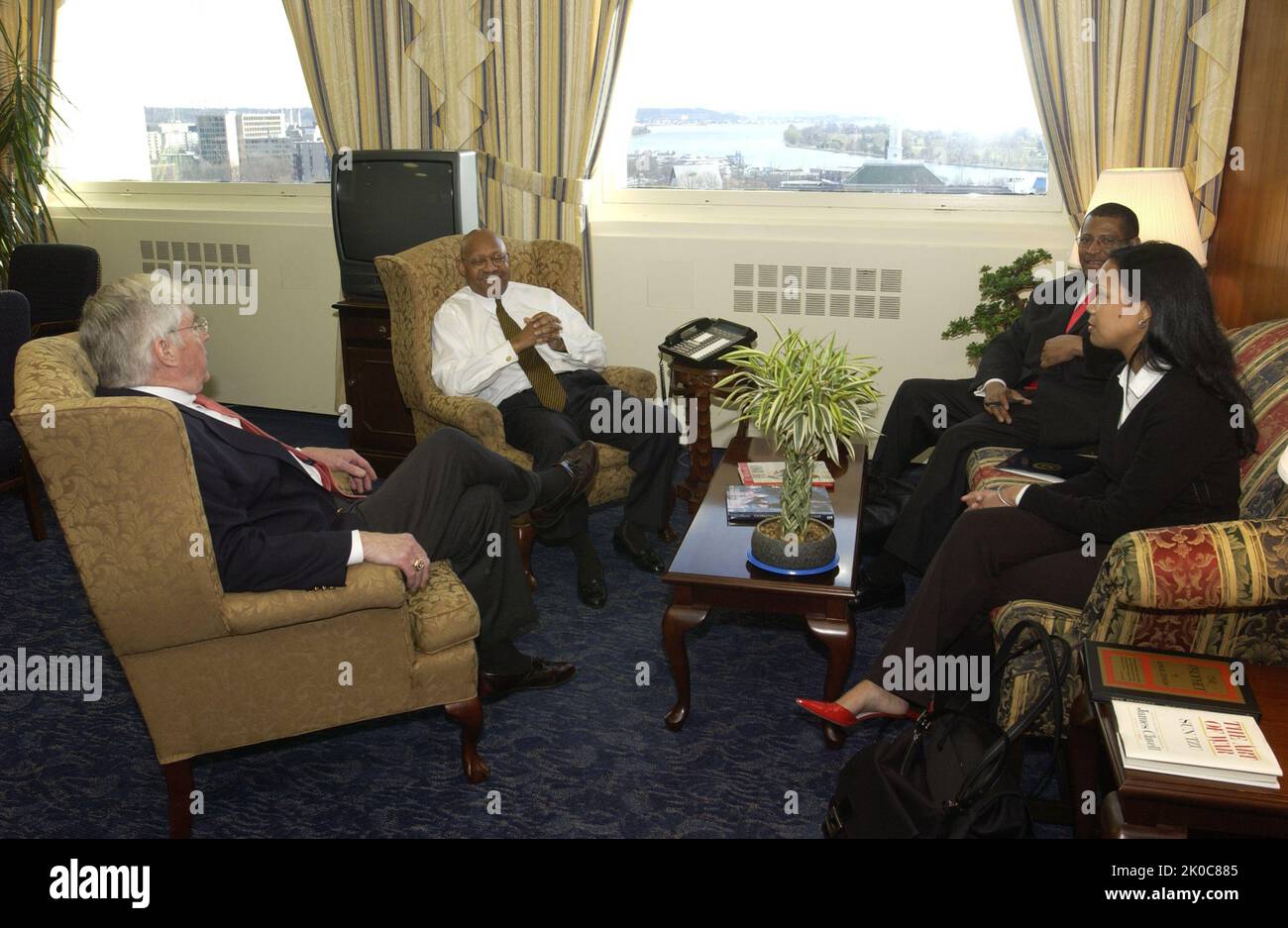 Acting Secretary Alphonso Jackson with Jack Kemp and James Perkins ...