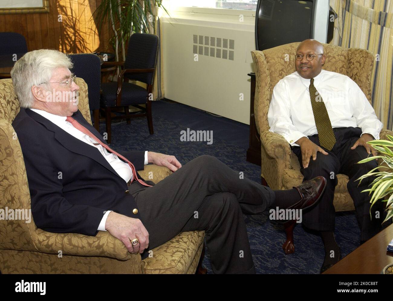 Acting Secretary Alphonso Jackson with Jack Kemp and James Perkins