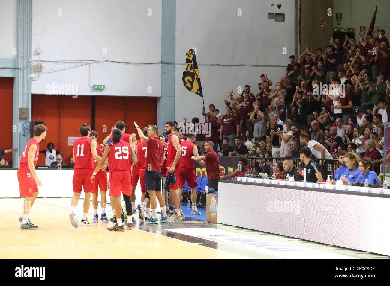 Cremona, Italy. 10th Sep, 2022. Ferraroni Juvi Cremona during Supercoppa Vanoli Cremona vs