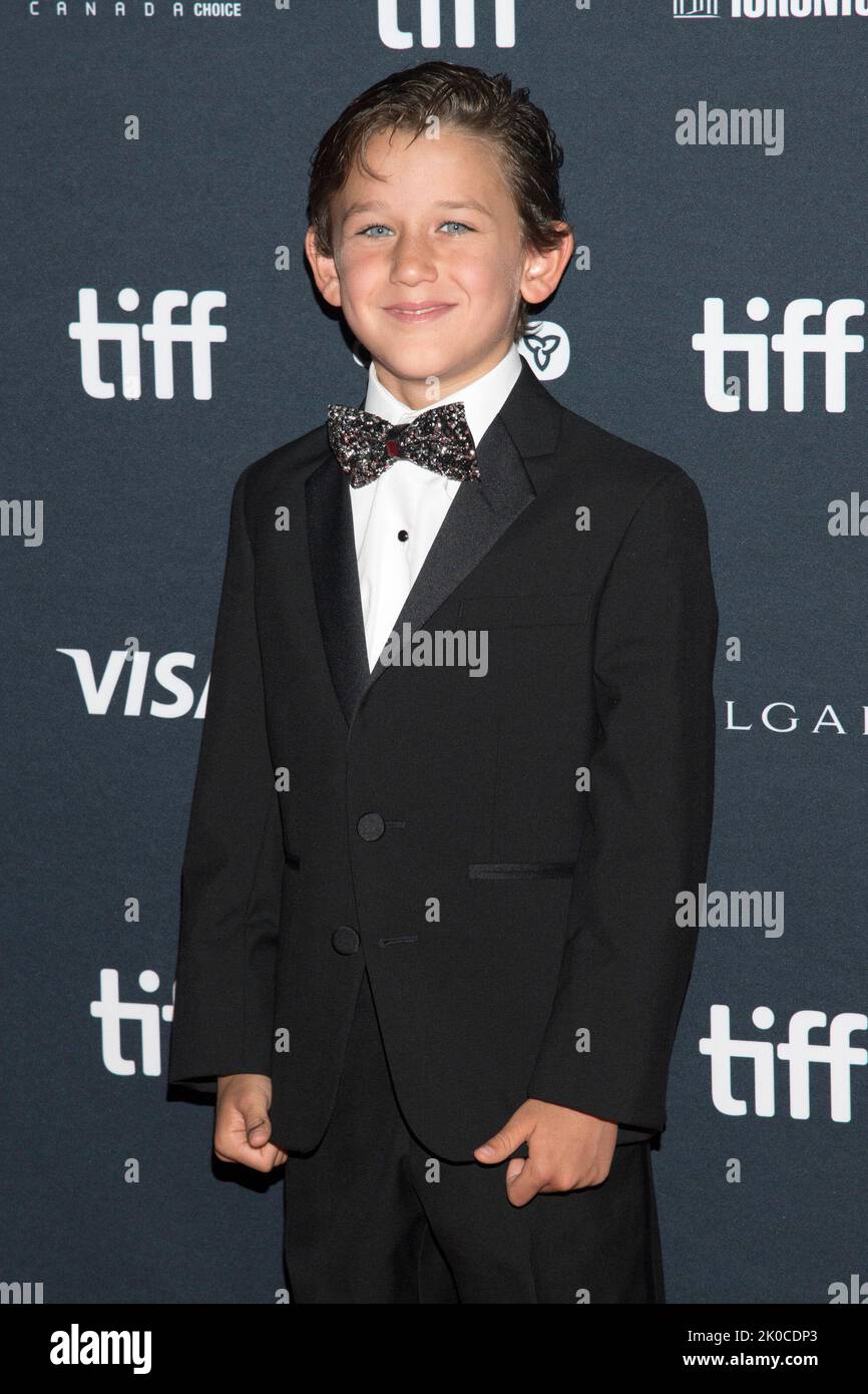 Toronto, Canada. 10th Sep, 2022. Mateo Zoryon Francis-DeFord attends the 'The Fabelmans' Premiere during the 2022 Toronto International Film Festival at the Princess of Wales Theatre. Credit: SOPA Images Limited/Alamy Live News Stock Photo