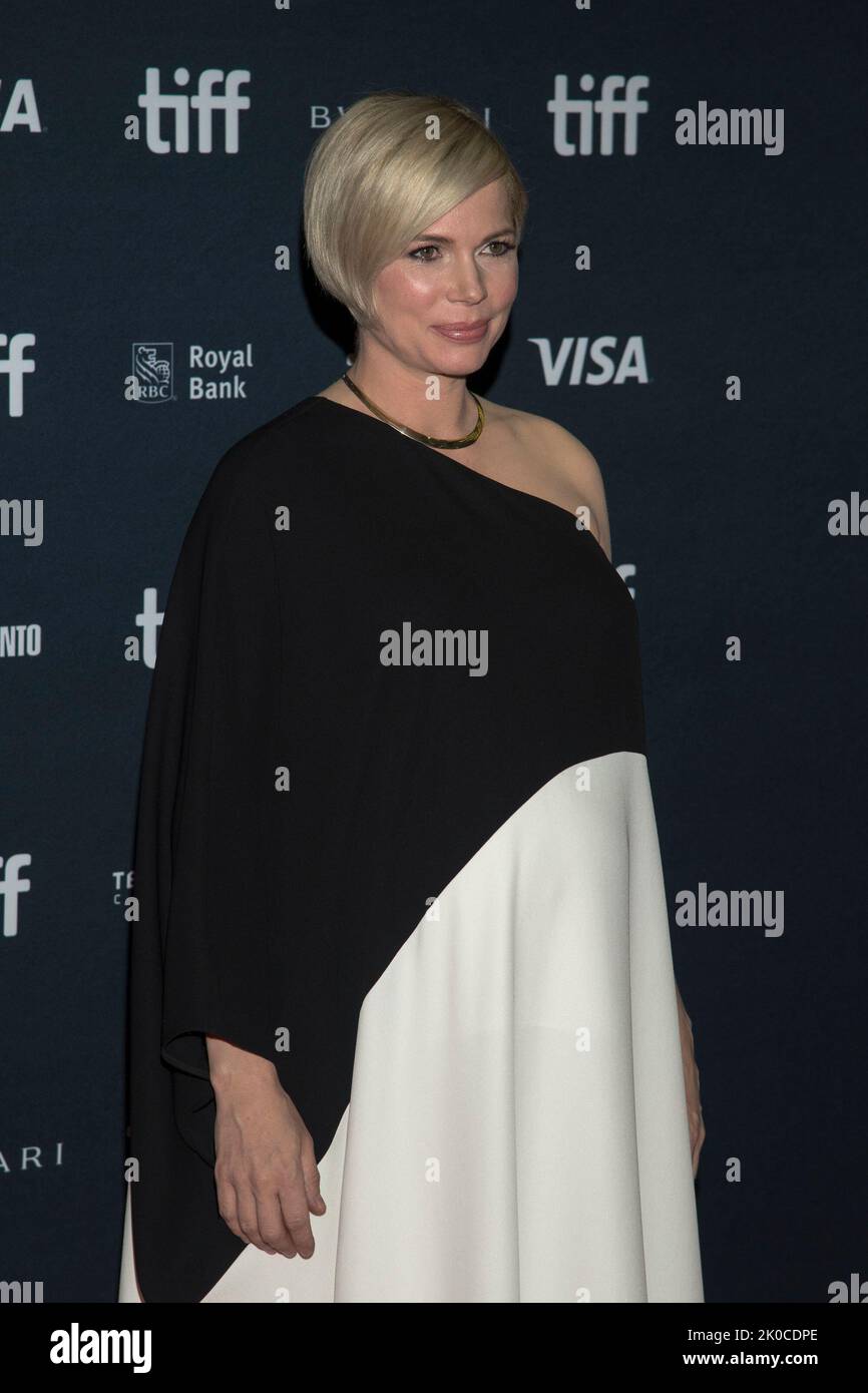 Toronto, Canada. 10th Sep, 2022. Michelle Williams attends the 'The Fabelmans' Premiere during the 2022 Toronto International Film Festival at the Princess of Wales Theatre. Credit: SOPA Images Limited/Alamy Live News Stock Photo