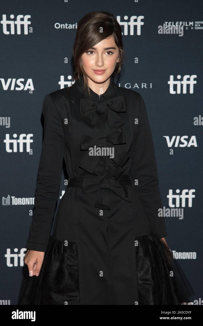 Toronto, Canada. 10th Sep, 2022. Julia Butters attends the 'The Fabelmans' Premiere during the 2022 Toronto International Film Festival at the Princess of Wales Theatre. Credit: SOPA Images Limited/Alamy Live News Stock Photo