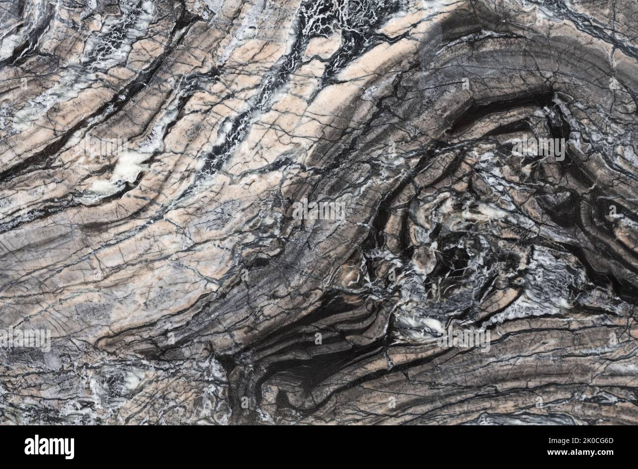 Blackwood lether natural marble stone texture, photo of slab. Soft Italian stone background for interior, exterior home decoration, floor tiles and Stock Photo
