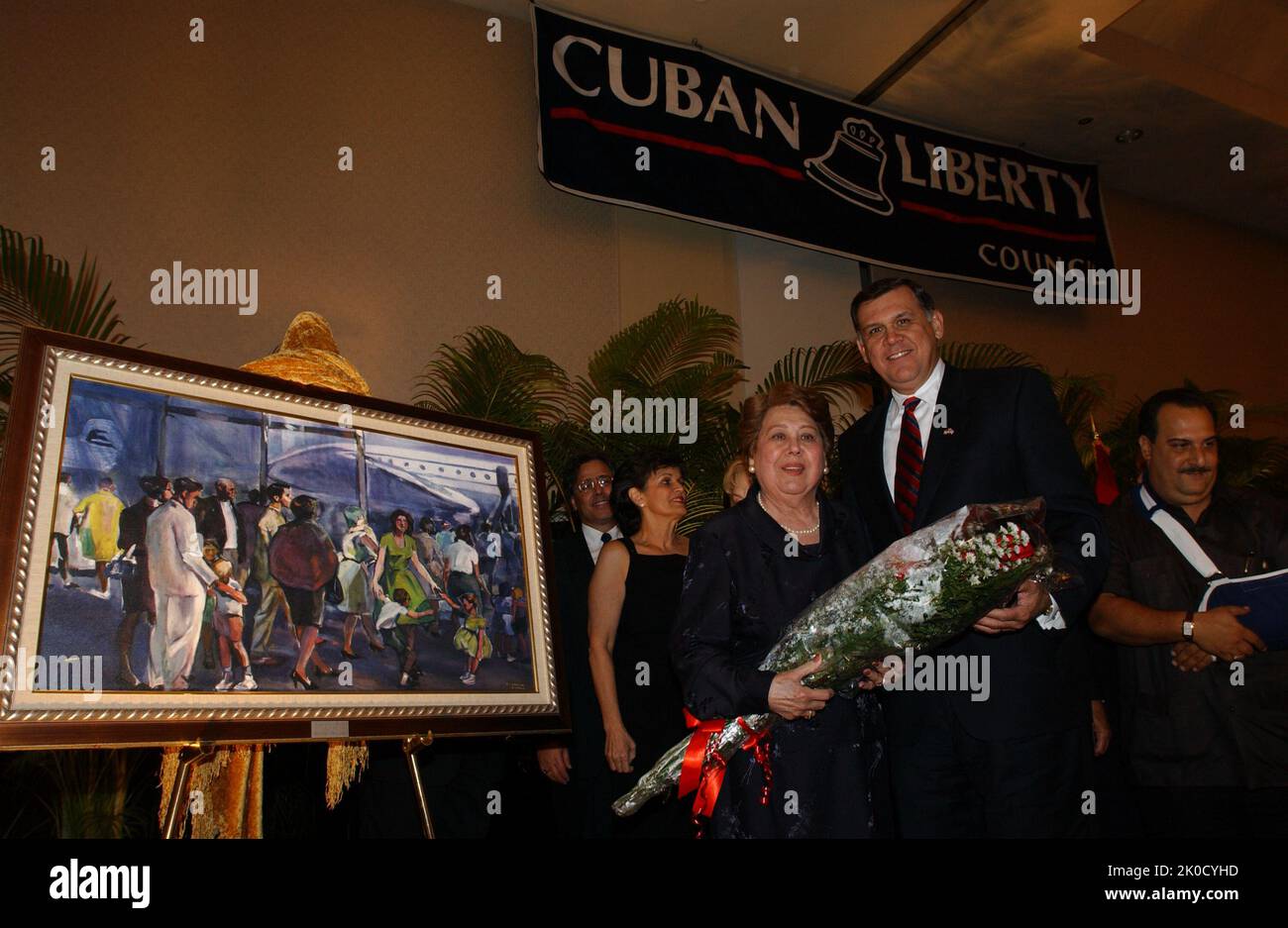Secretary Mel Martinez in Miami, Florida. Secretary Mel Martinez in