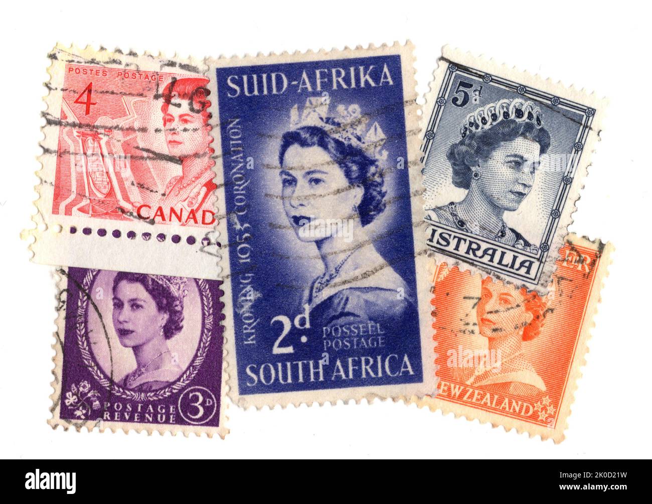 A Montage Of Postage Stamps From The Around The World Featuring Queen a-montage-of-postage-stamps-from-the-around-the-world-featuring-queen