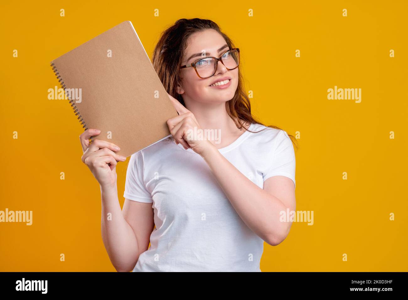 happy woman portrait successful career smart lady Stock Photo