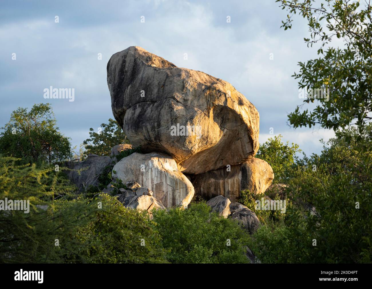 Granite is a resistant rock that had its origins deep in the Earth's