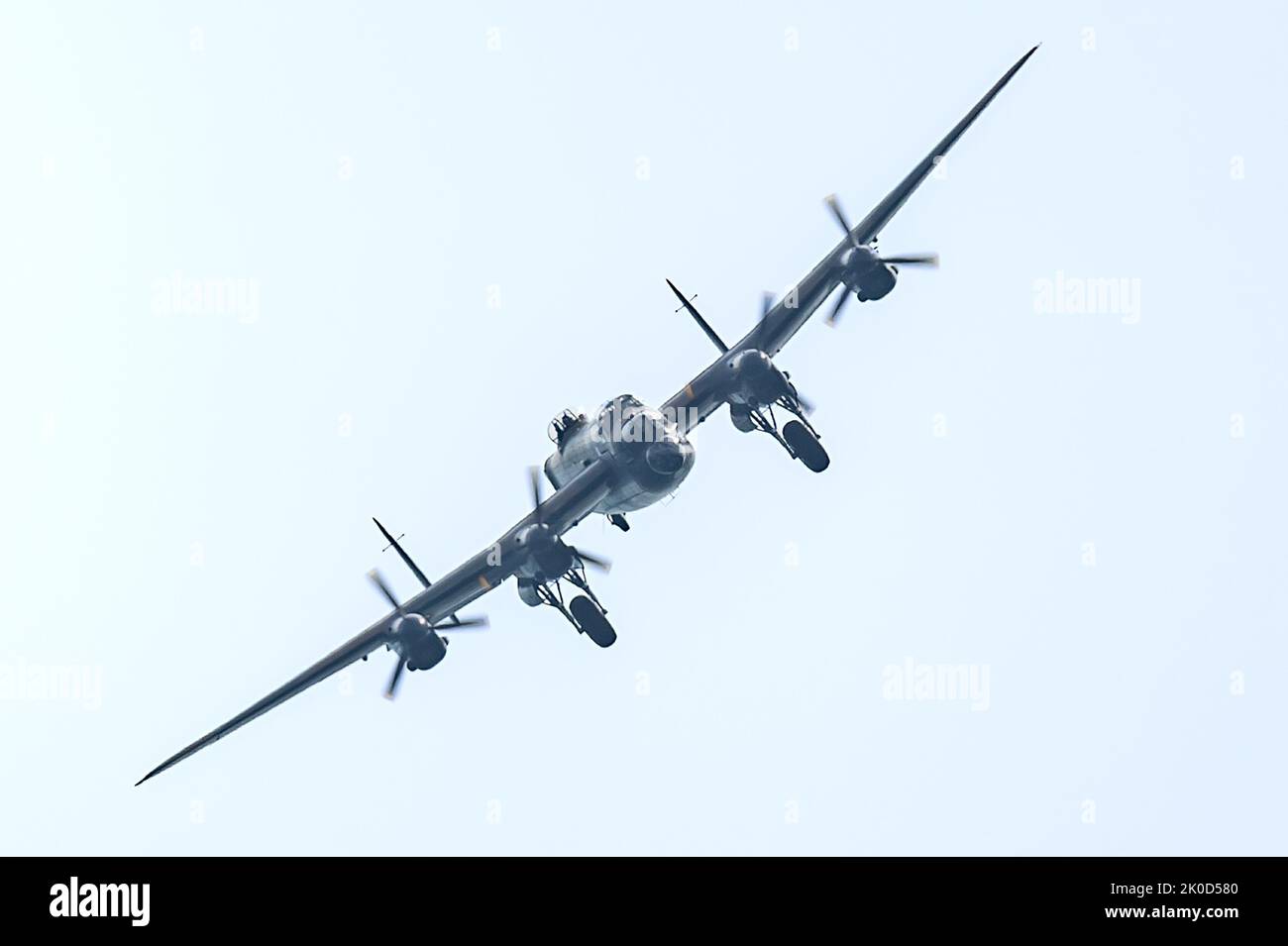 The Avro Lancaster bomber. display, Bournemouth Air Show 2022, UK Stock Photo