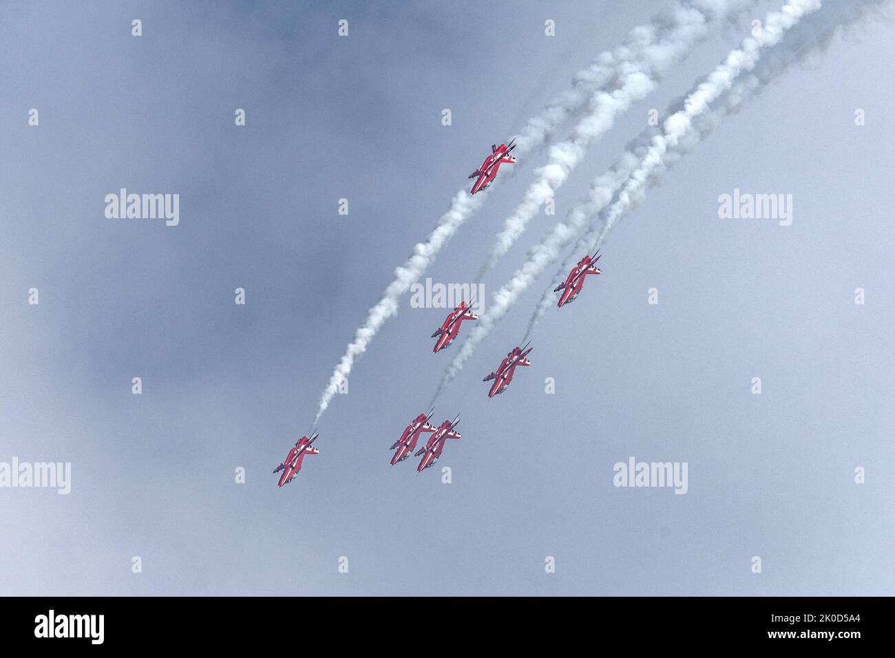 Royal Air Force Aerobatic Team, Red Arrows, display, Bournemouth Air