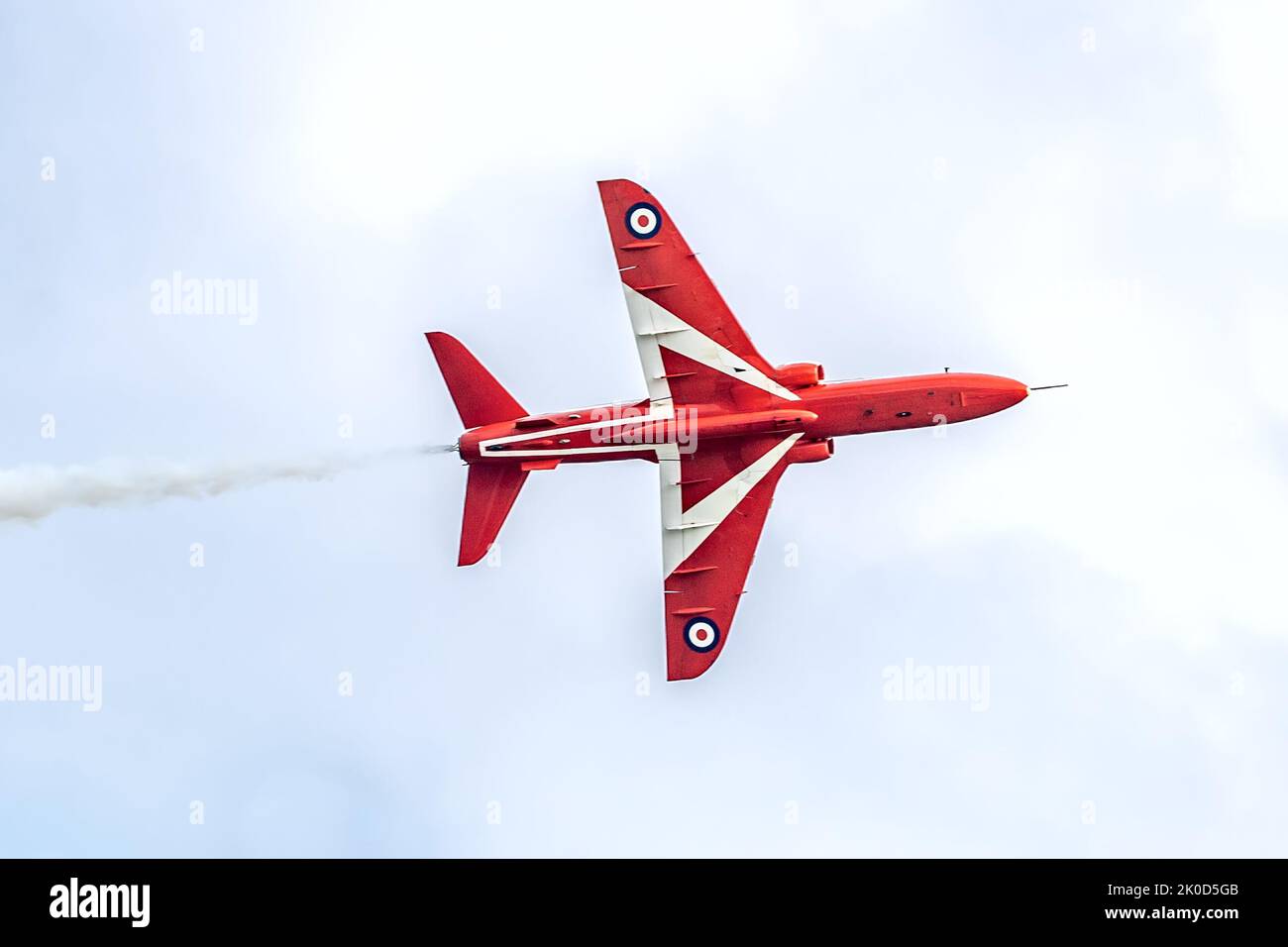 Royal Air Force Aerobatic Team, Red Arrows, display, Bournemouth Air Show 2022, UK Stock Photo