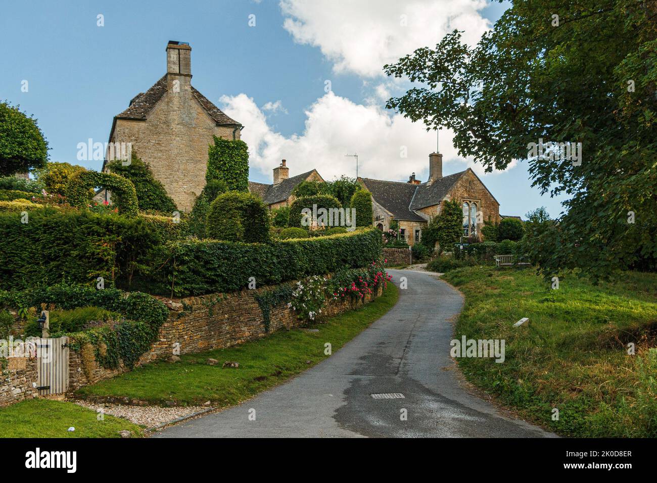 Stone houses in Upper Slaughter, United Kingdom Stock Photo Alamy
