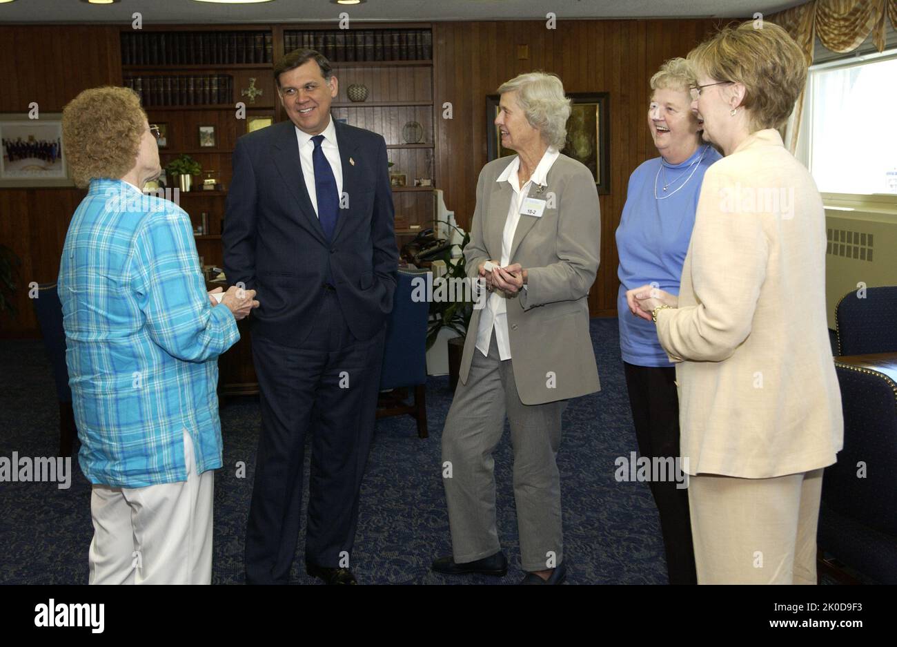Secretary Mel Martinez with Terry Couch. Secretary Mel Martinez with ...