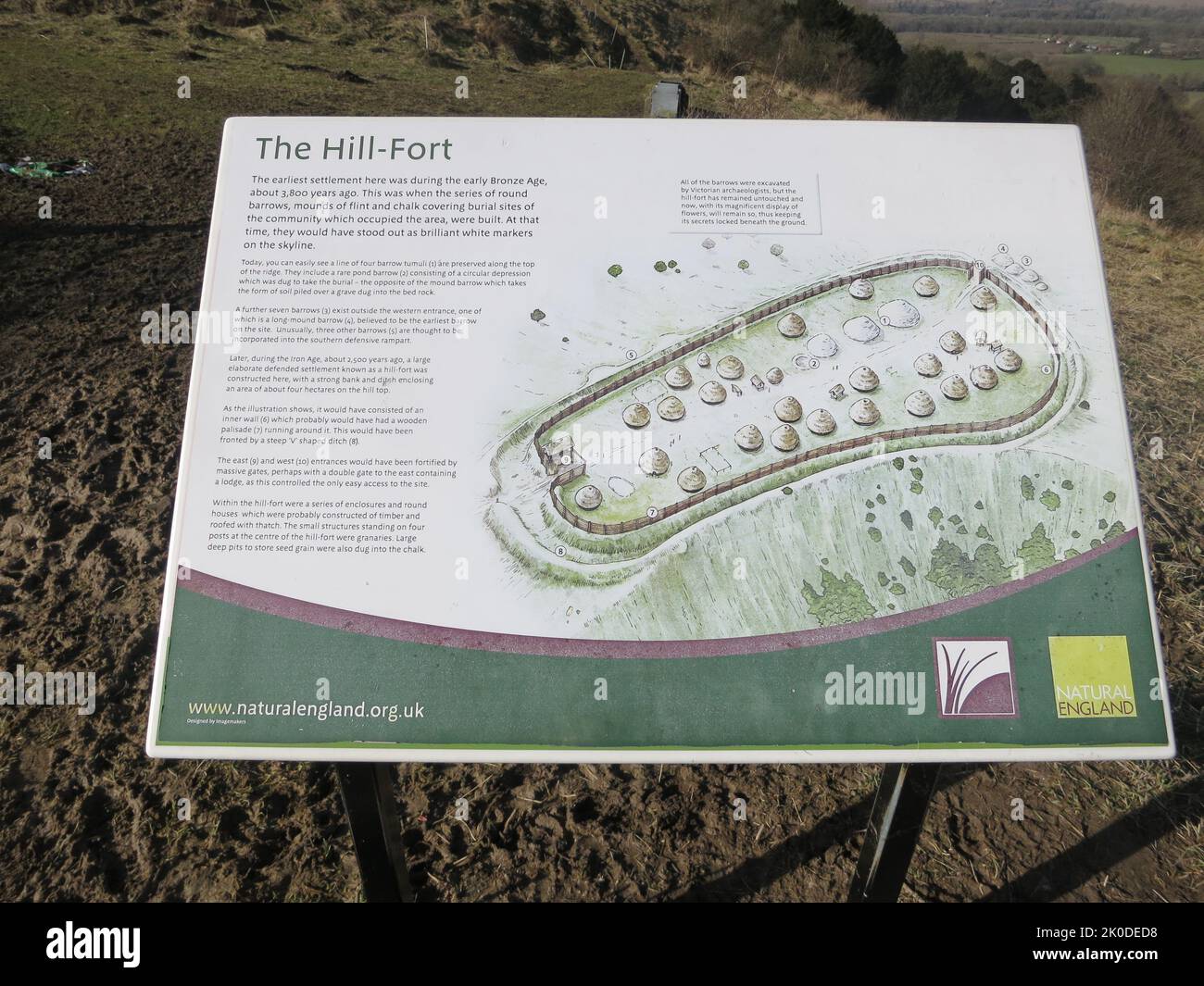 The South Downs Way National Trail And Park. Long Distance Footpath England Uk Image482200589 - View #3