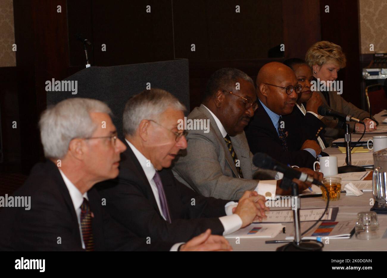 Deputy Secretary Alphonso Jackson with HUD Kansas City staff. Deputy