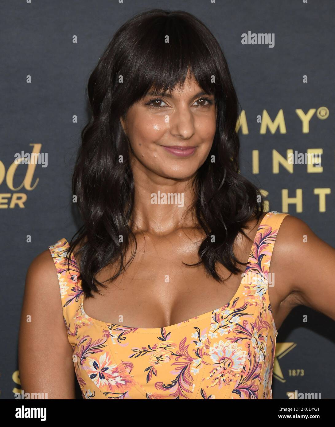 Poorna Jagannathan arrives at The Hollywood Reporter and SAG-AFTRA's