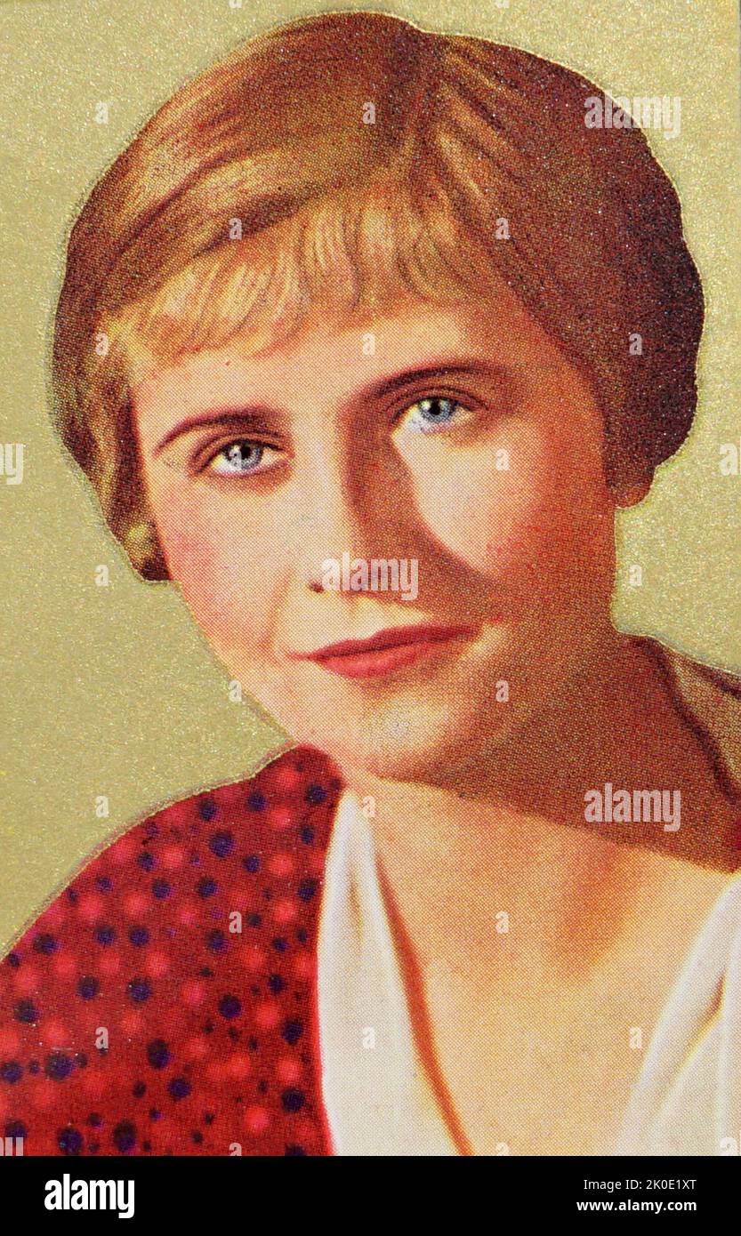 Coloured photo of Grete Mosheim ( 1905 - 1986) was a German film ...