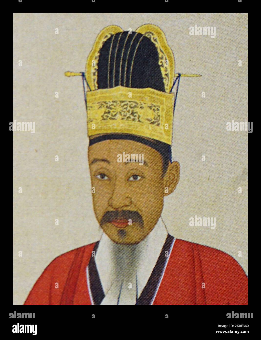 Heungseon Daewongun (1820 - 1898). Grand Internal Prince Heungseon, also known as the Daewongun Guktaegong, Great Archduke, Prince Gung, was the title of Yi Ha-eung, the regent of Joseon during the minority of Emperor Gojong in the 1860s and until his death a key political figure of late Joseon Korea. Stock Photo