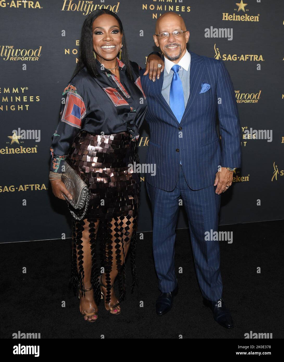Los Angeles, USA. 10th Sep, 2022. (L-R) Sheryl Lee Ralph and Vincent J. Hughes at The Hollywood Reporter and SAG-AFTRA's EMMY NOMINEES NIGHT held at the Penthouse at 8899 Beverly in West Hollywood, CA on Saturday, September 10, 2022. (Photo By Sthanlee B. Mirador/Sipa USA) Credit: Sipa USA/Alamy Live News Stock Photo