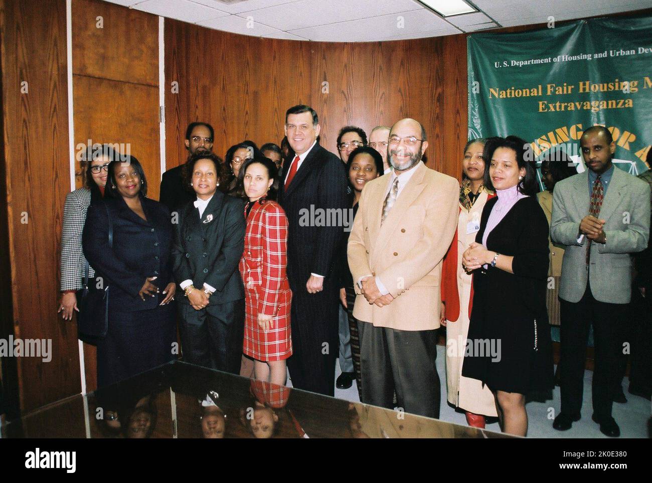 Secretary Mel Martinez WalkThrough of HUD Offices. Secretary Mel