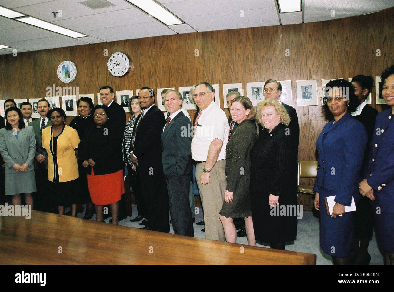 Secretary Mel Martinez WalkThrough of HUD Offices. Secretary Mel