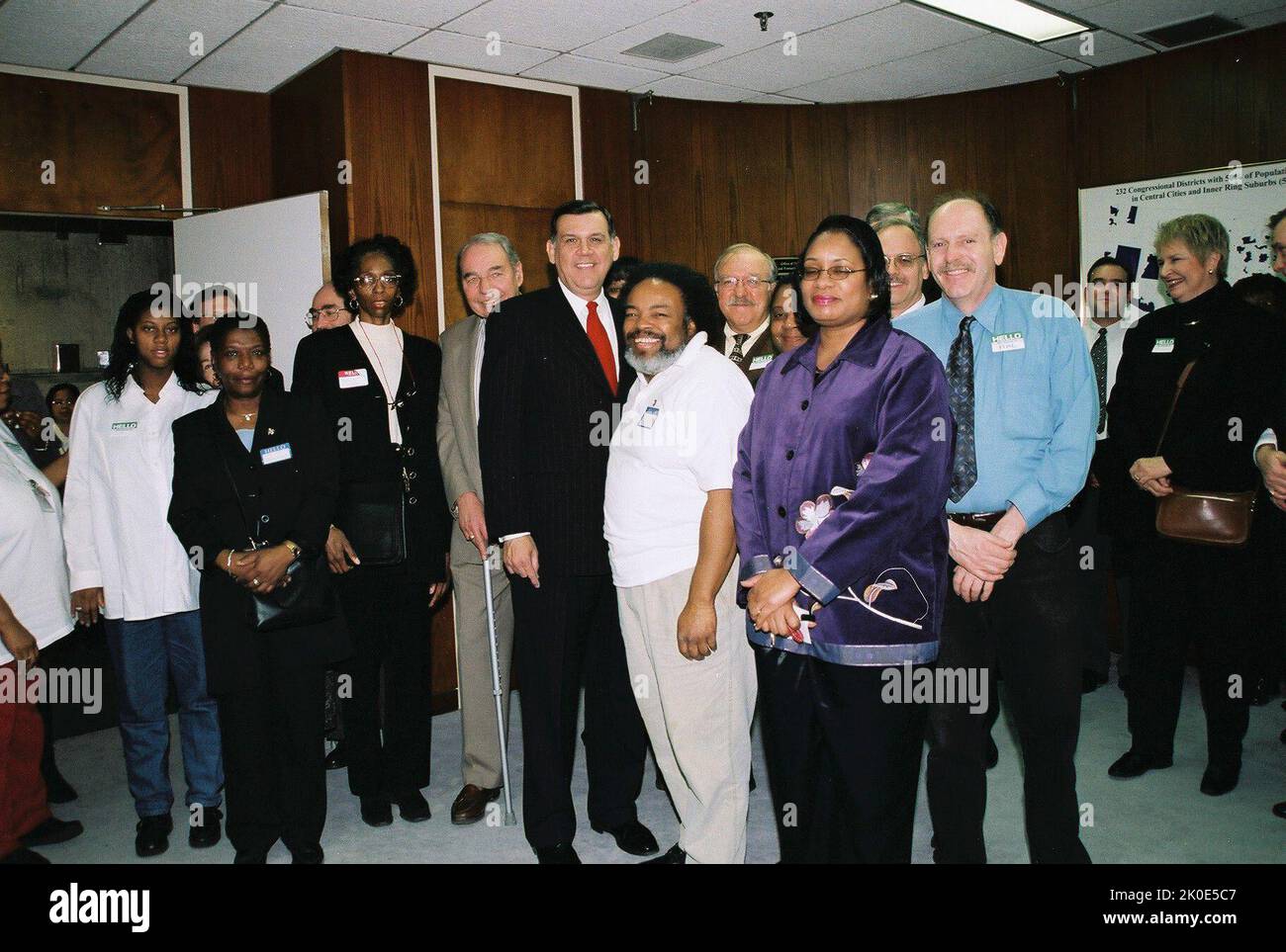 Secretary Mel Martinez WalkThrough of HUD Offices. Secretary Mel