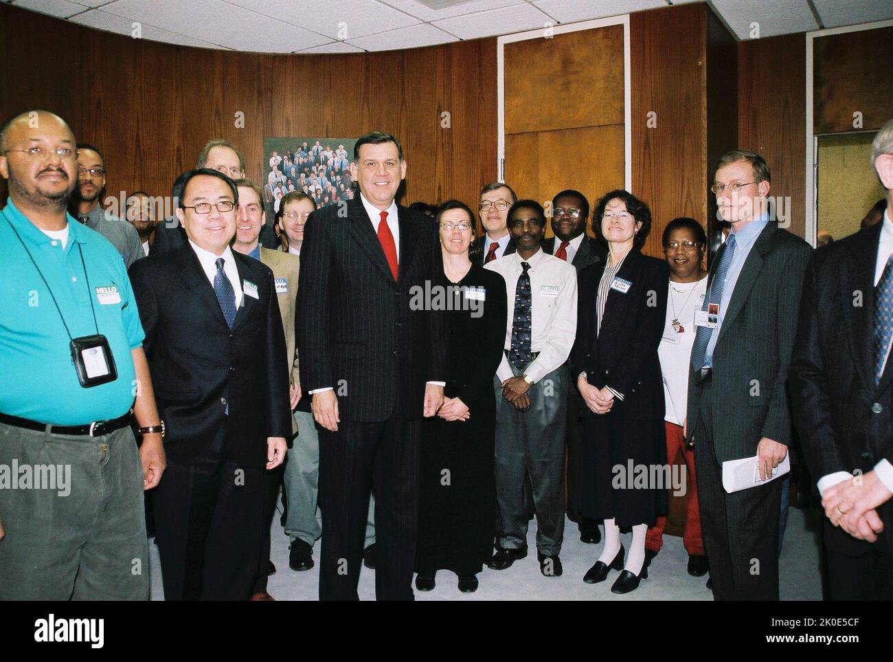 Secretary Mel Martinez WalkThrough of HUD Offices. Secretary Mel