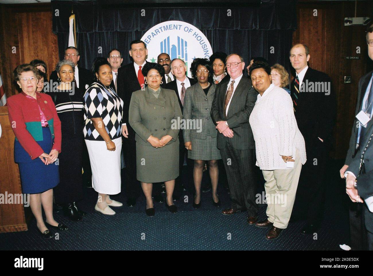 Secretary Mel Martinez WalkThrough of HUD Offices. Secretary Mel