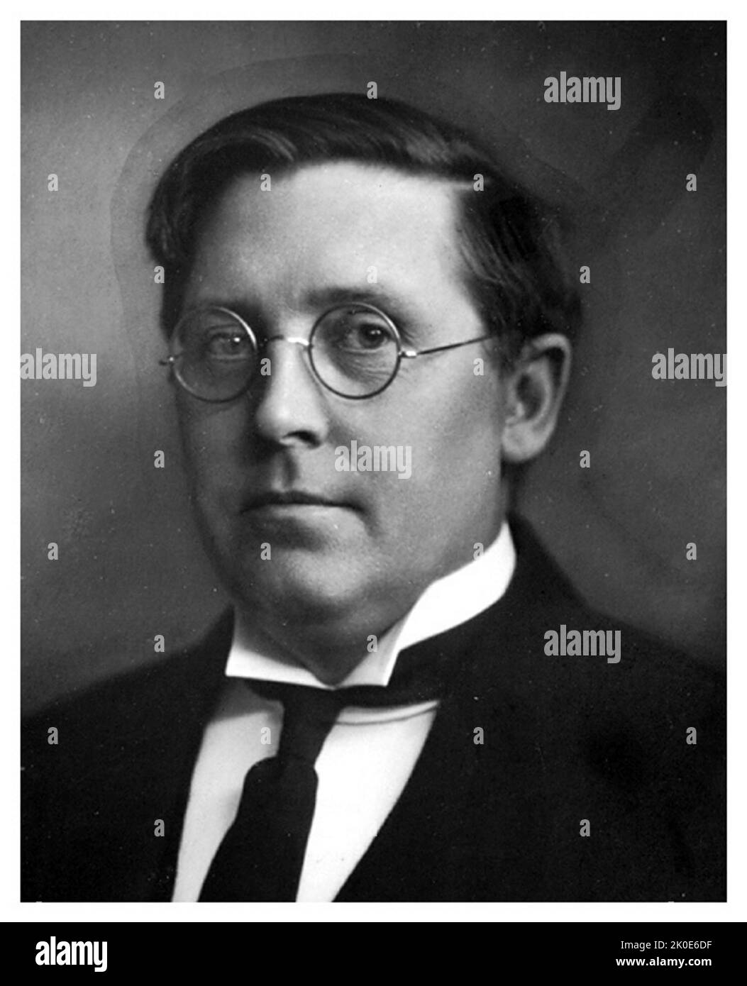 Tryggvi Þorhallsson (9 February 1889 - 31 July 1935) was Prime Minister of Iceland from 28 August 1927 to 3 June 1932. He was a member of the Progressive Party. He was the Minister of Finance of Iceland from 1928 to 1929 and in 1931. Stock Photo