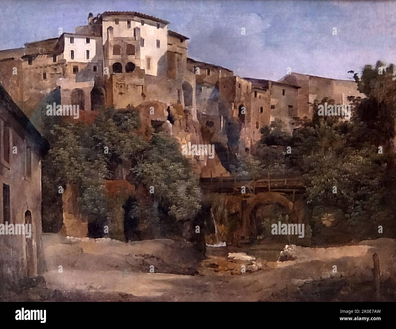 Sorrento (1820's) by Sylvester Feodosiyevich Shchedrin (1791 - 1830); Russian landscape painter Stock Photo
