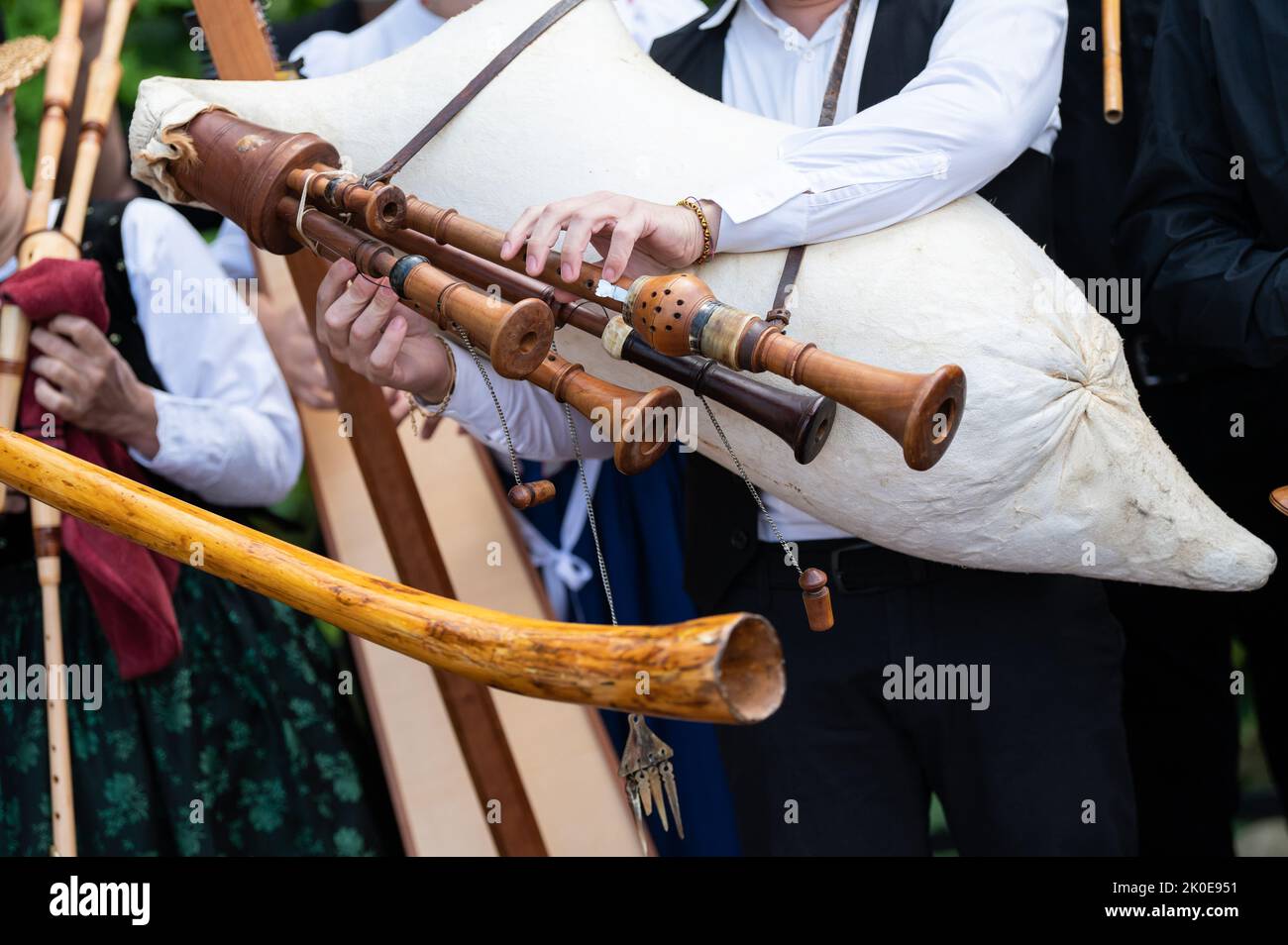 Balingen, Germany. 11th Sep, 2022. during the festival "Bagpipes in