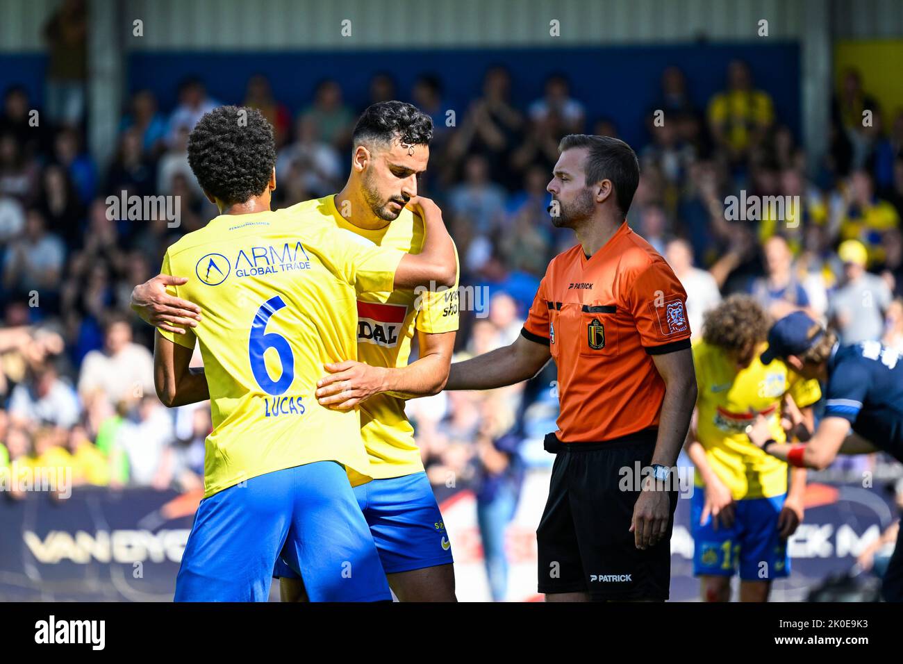 Westerlo's Nacer Chadli pictured during a soccer match between KVC Westerlo and RSC ANderlecht, Sunday 11 September 2022 in Westerlo, on day 8 of the 2022-2023 'Jupiler Pro League' first division of the Belgian championship. BELGA PHOTO TOM GOYVAERTS Stock Photo