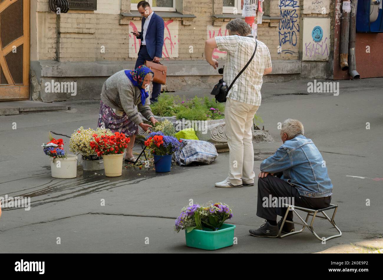 Details of Kiev city, capital of