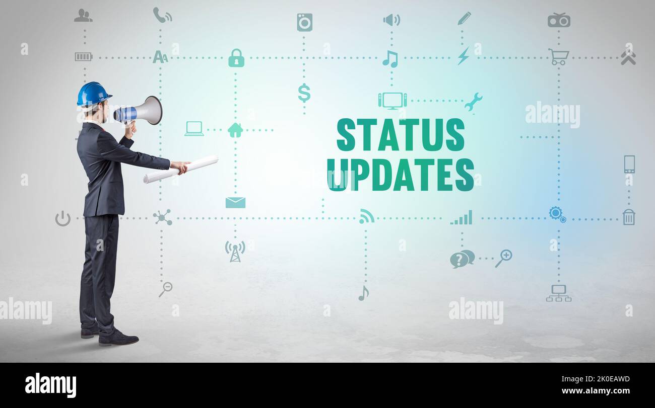 Updates Engineer Group project updates hi-res stock photography and images - Alamy