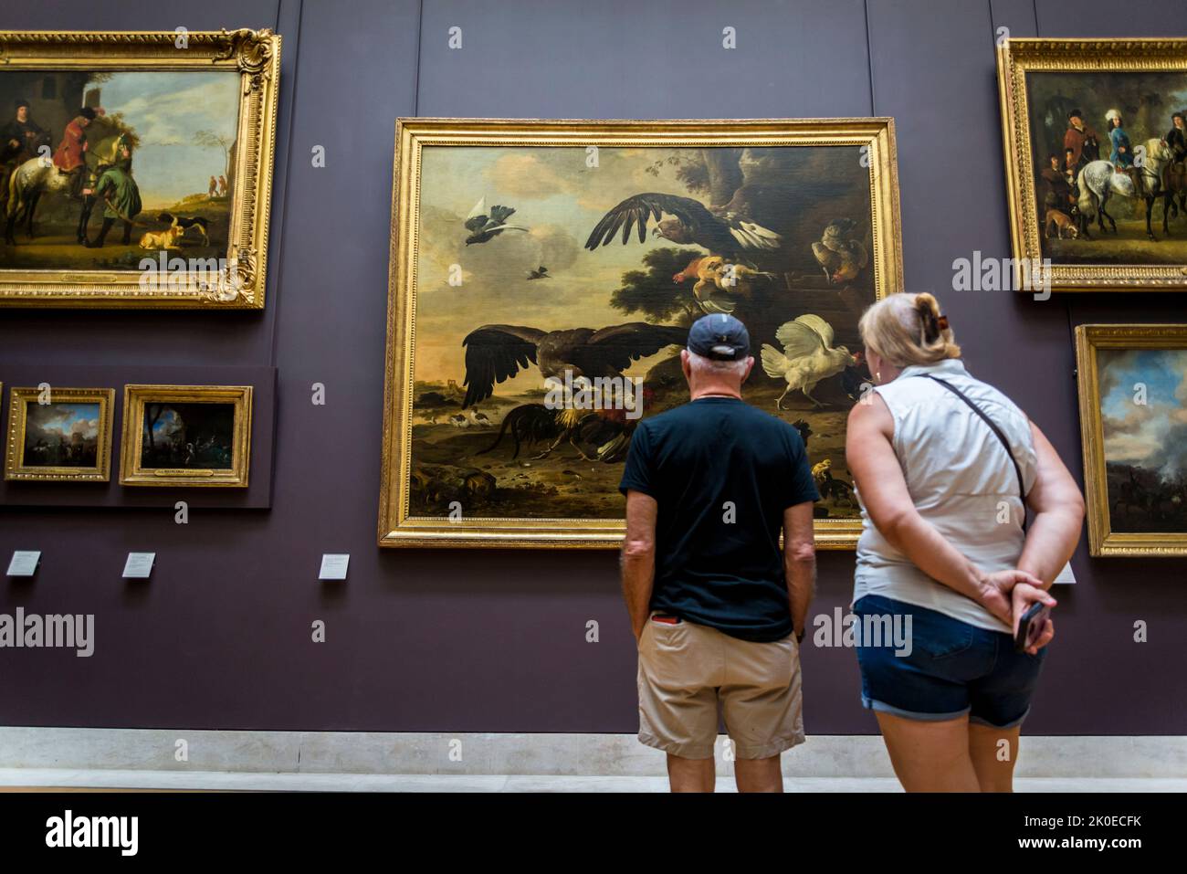 Dutch Golden Age galleries paintings, Louvre Museum, the world's most